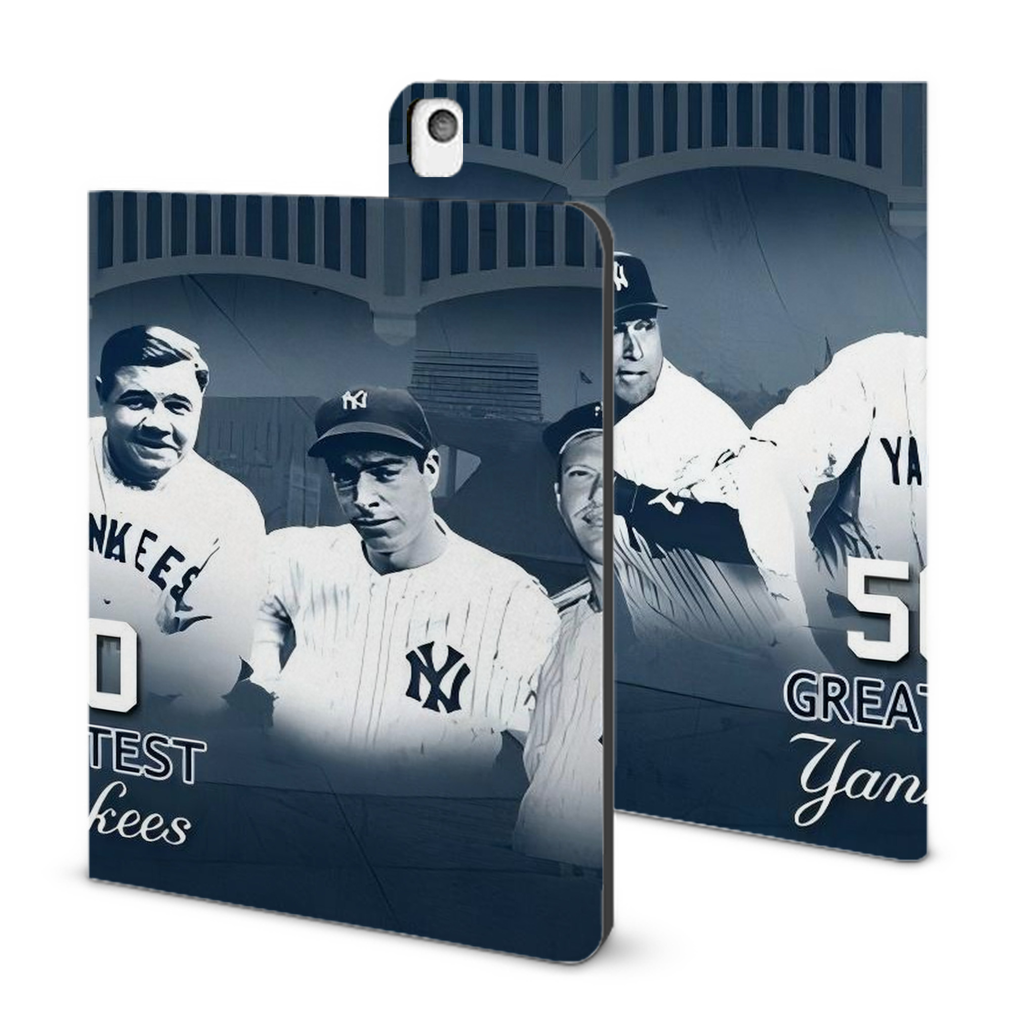 New York Yankees 351 IPad Book-Style Case With Pencil Slot – Slim PU & TPU Cover – Full Protection, Precise Fit, Water & Scratch Resistant